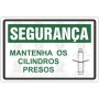 Mantenha os cilindros presos